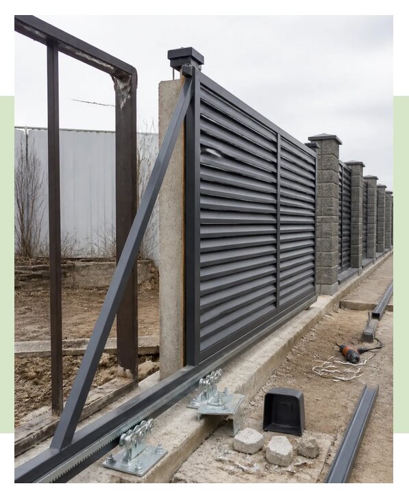 Замена откатных ворот в Сергиеве Посаде по цене от 25585 р. | ЗаборЭксеперт-Сгп